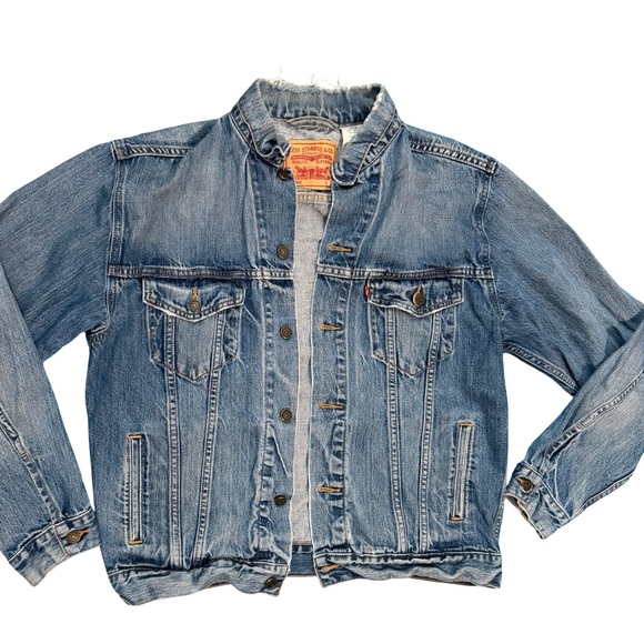 Levi's Other - Levi's Blue Denim Jacket with Button Details